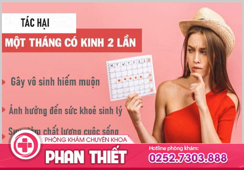 1 tháng có kinh 2 lần - Dấu hiệu bệnh lý nguy hiểm chớ chủ quan