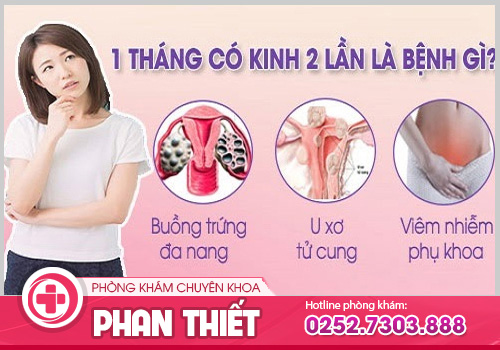 1 tháng có kinh 2 lần - Dấu hiệu bệnh lý nguy hiểm chớ chủ quan