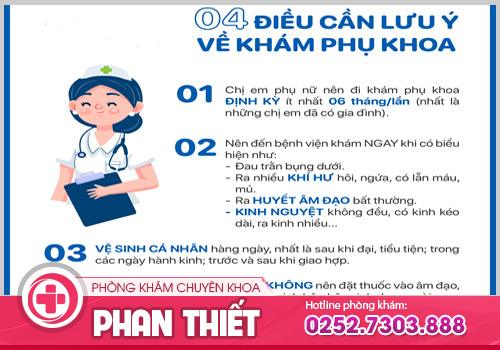 Chữa bệnh phụ khoa cần thực hiện tại cơ sở y tế uy tín với phác đồ của bác sĩ