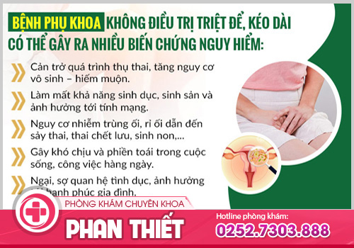 Chữa bệnh phụ khoa cần thực hiện tại cơ sở y tế uy tín với phác đồ khoa học của bác sĩ