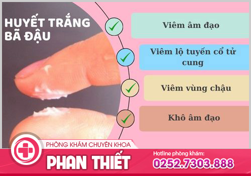 huyết trắng bã đậu
