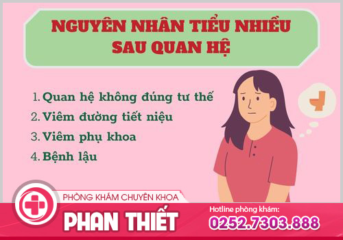 đi tiểu nhiều sau khi quan hệ